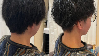 無造作でもキマる、ツイストスパイラルパーマ